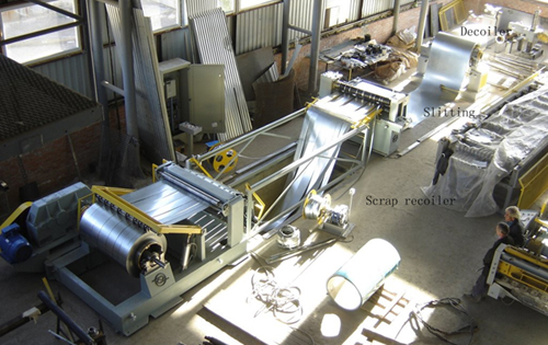 slitting line exported to Russia